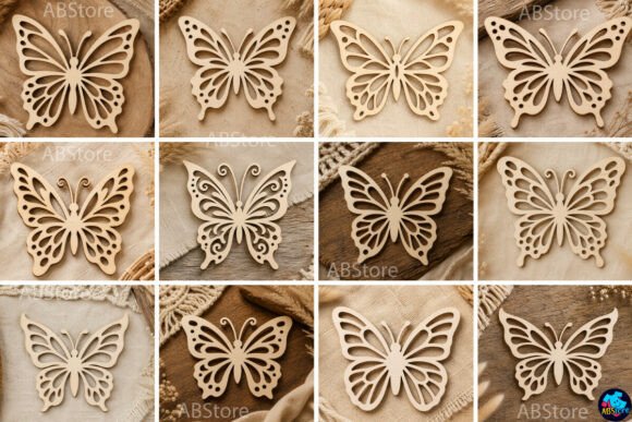 Download Wooden Butterfly Laser Cut SVG Bundle - Laser cut svg bundle Collection