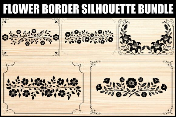 Download Elegant Floral Frame SVG Bundle - Premium Resources