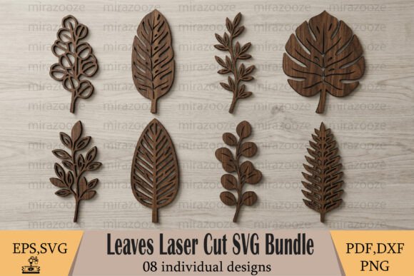 Download Leaves Laser Cut SVG Bundle - Laser cut svg bundle Collection