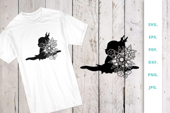 Download Floral Ballerina Silhouette 6 - Premium Resources