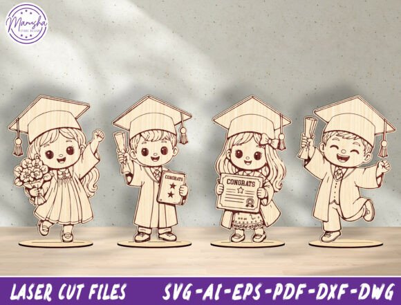 Download Graduation Kids Laser Cut SVG Bundle - Laser cut svg bundle Collection