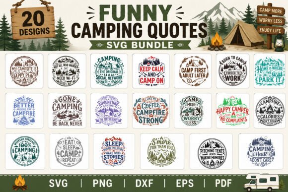 Download Camper Life, Camping Saying SVG Bundle - Saying svg Collection
