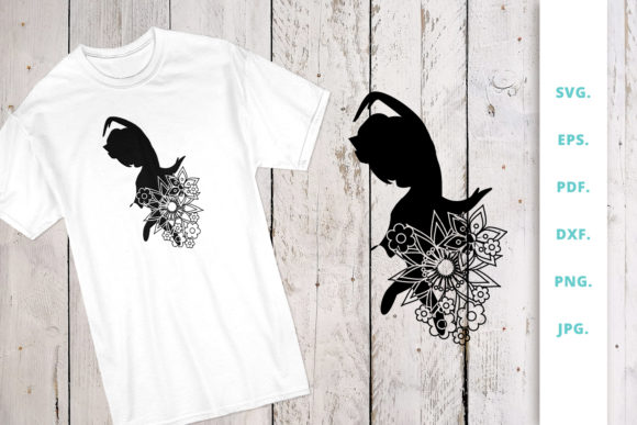 Download Floral Ballerina Silhouette 5 - Premium Resources