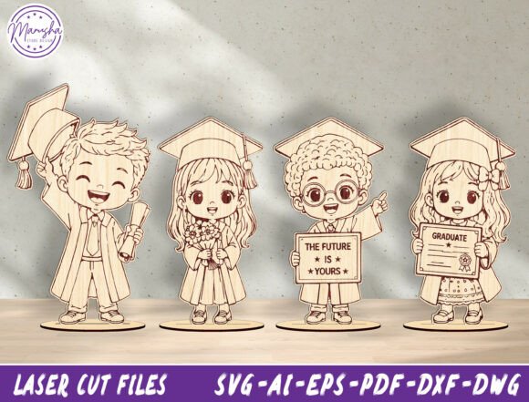 Download Graduation Kids Laser Cut SVG Bundle - Laser cut svg bundle Collection